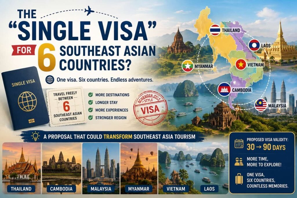 “Visa chung” cho 6 quốc gia Đông Nam Á? visa chung 6asia